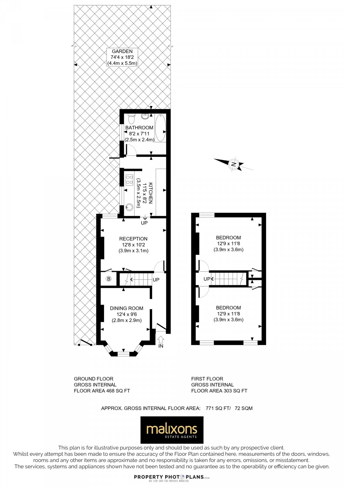 Floorplan for Tugela Road, Croydon, CR0