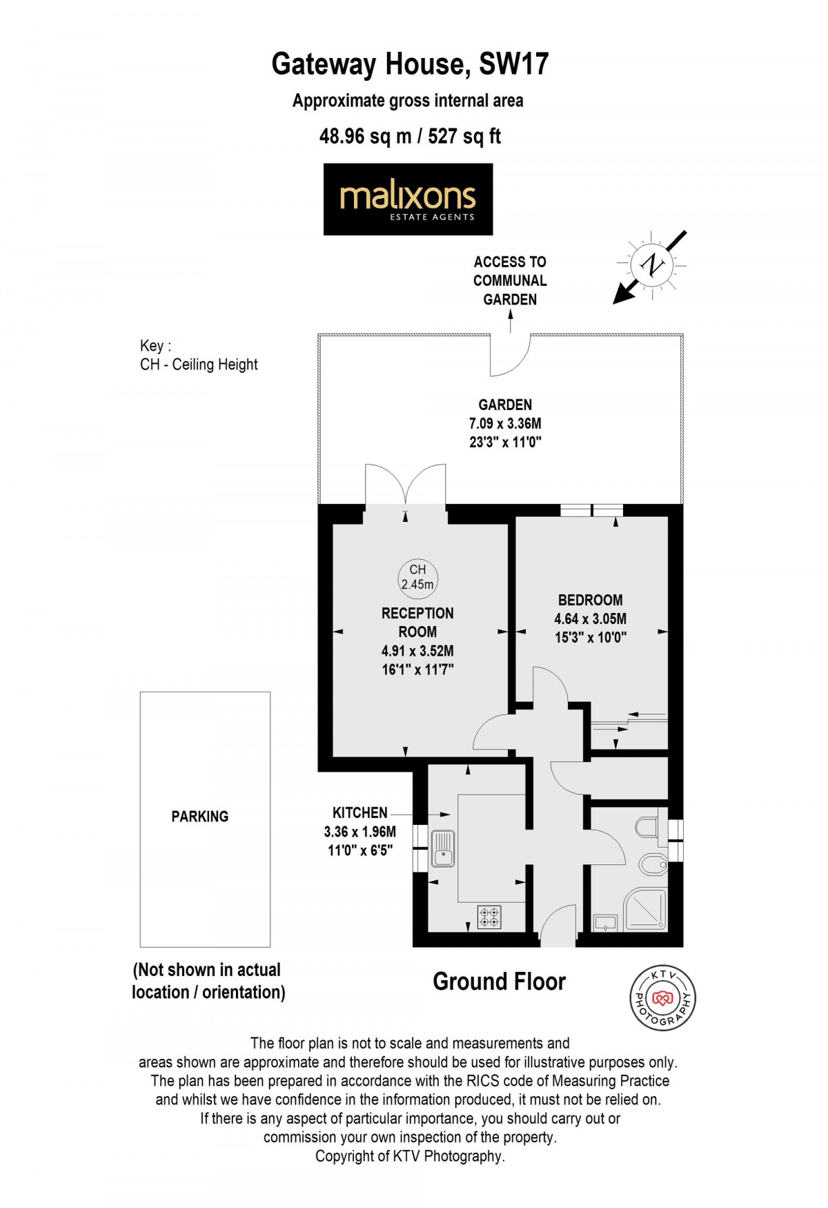Floorplan for East Gardens, Gateway House, SW17