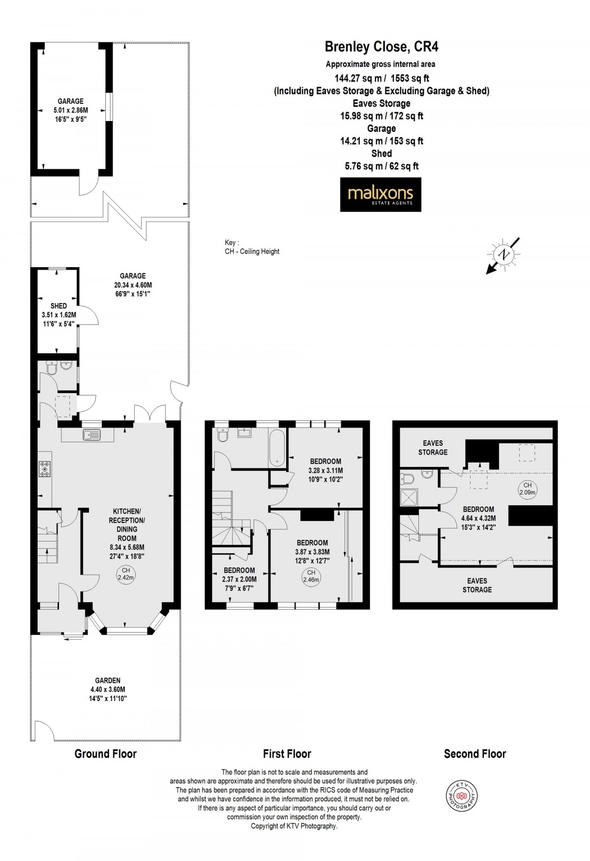 Floorplan for Brenley Close, Mitcham, CR4