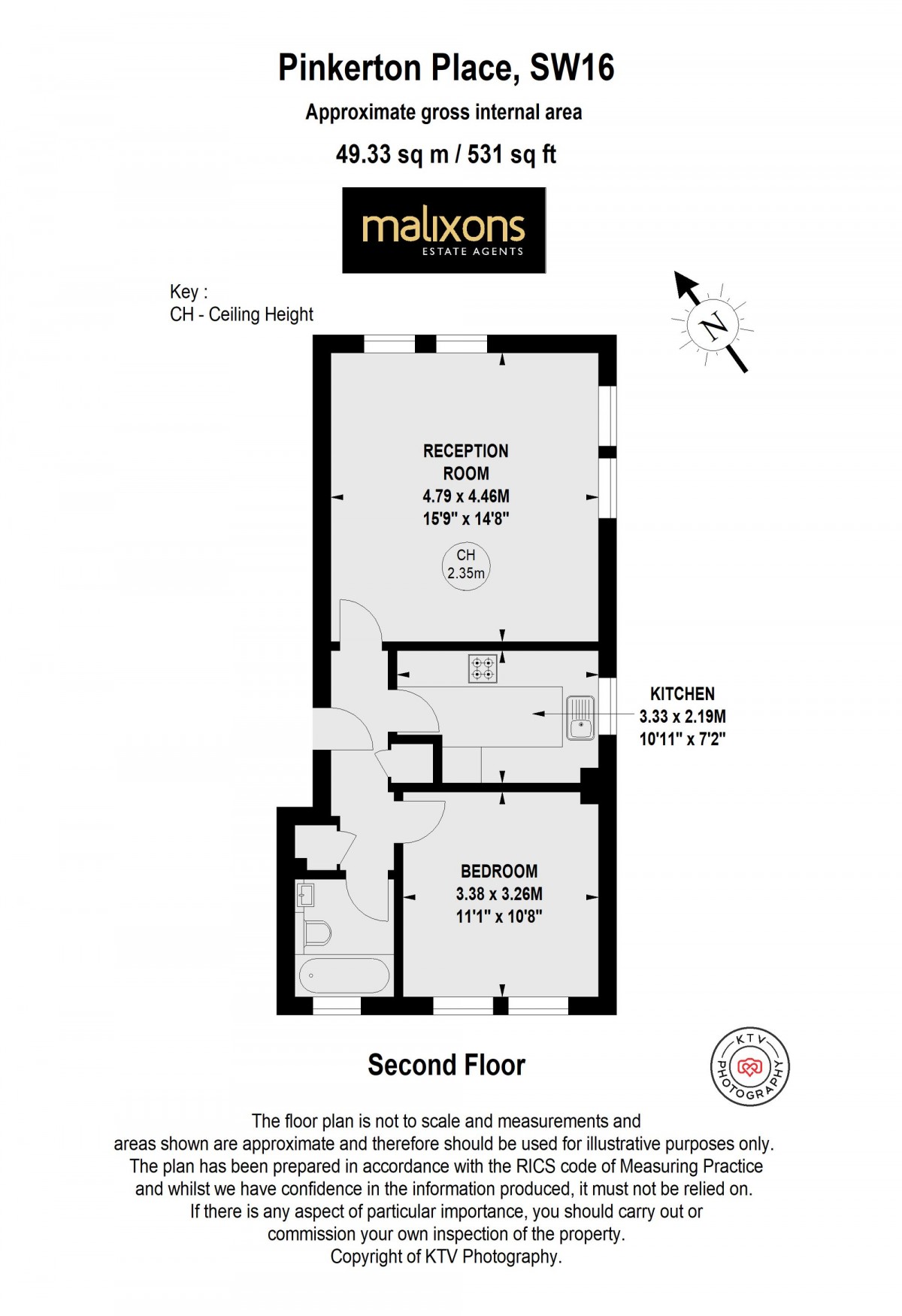 Floorplan for Pinkerton Place, London, SW16