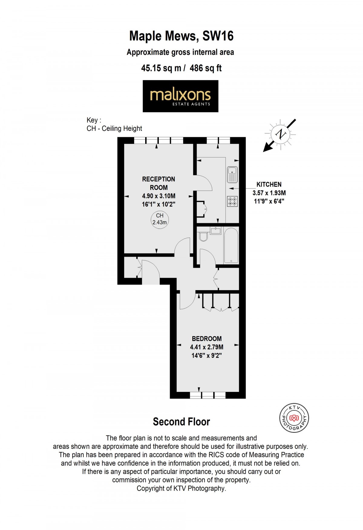 Floorplan for Maple Mews, London, SW16