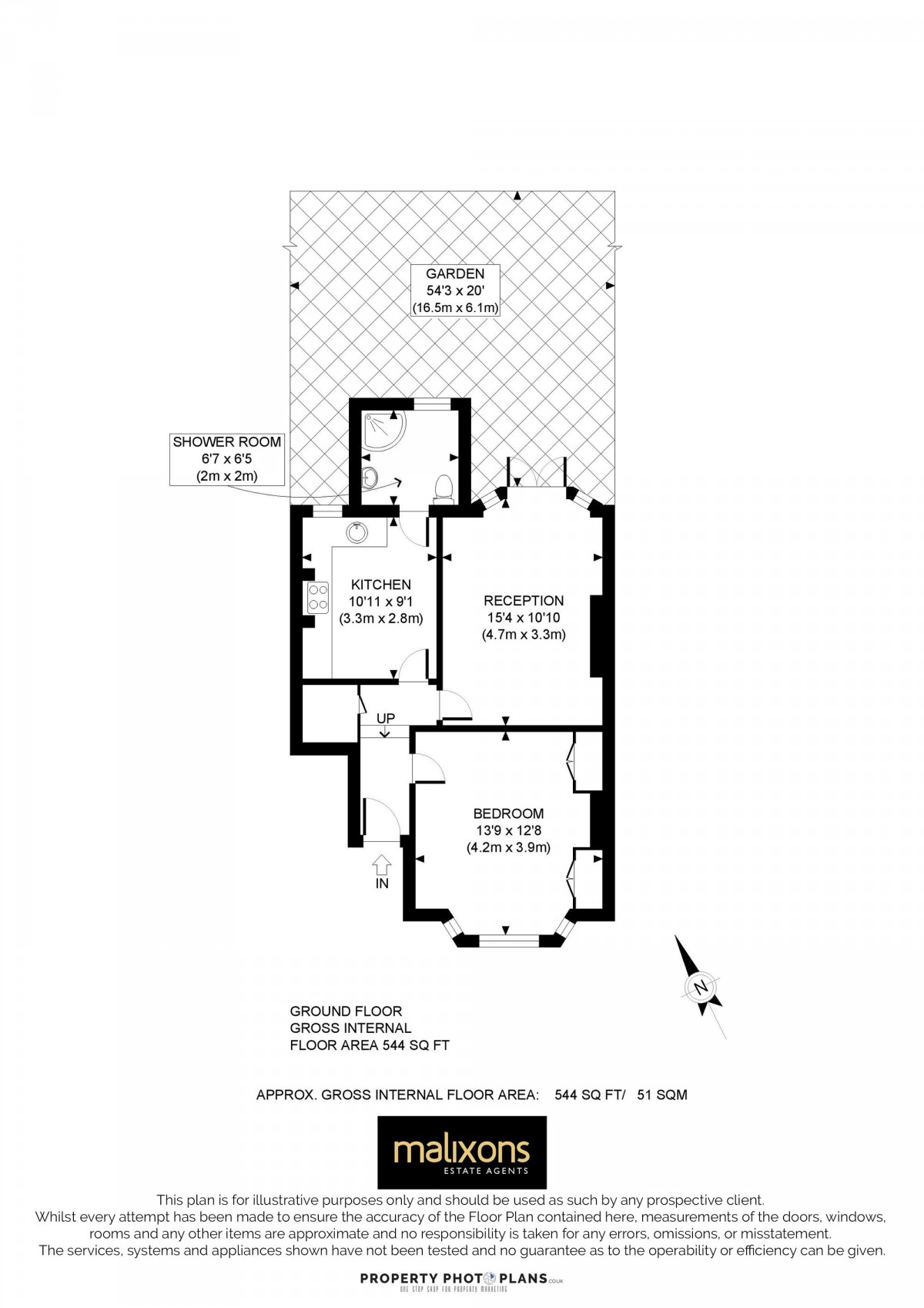 Floorplan for Ashbourne Road, Mitcham, CR4