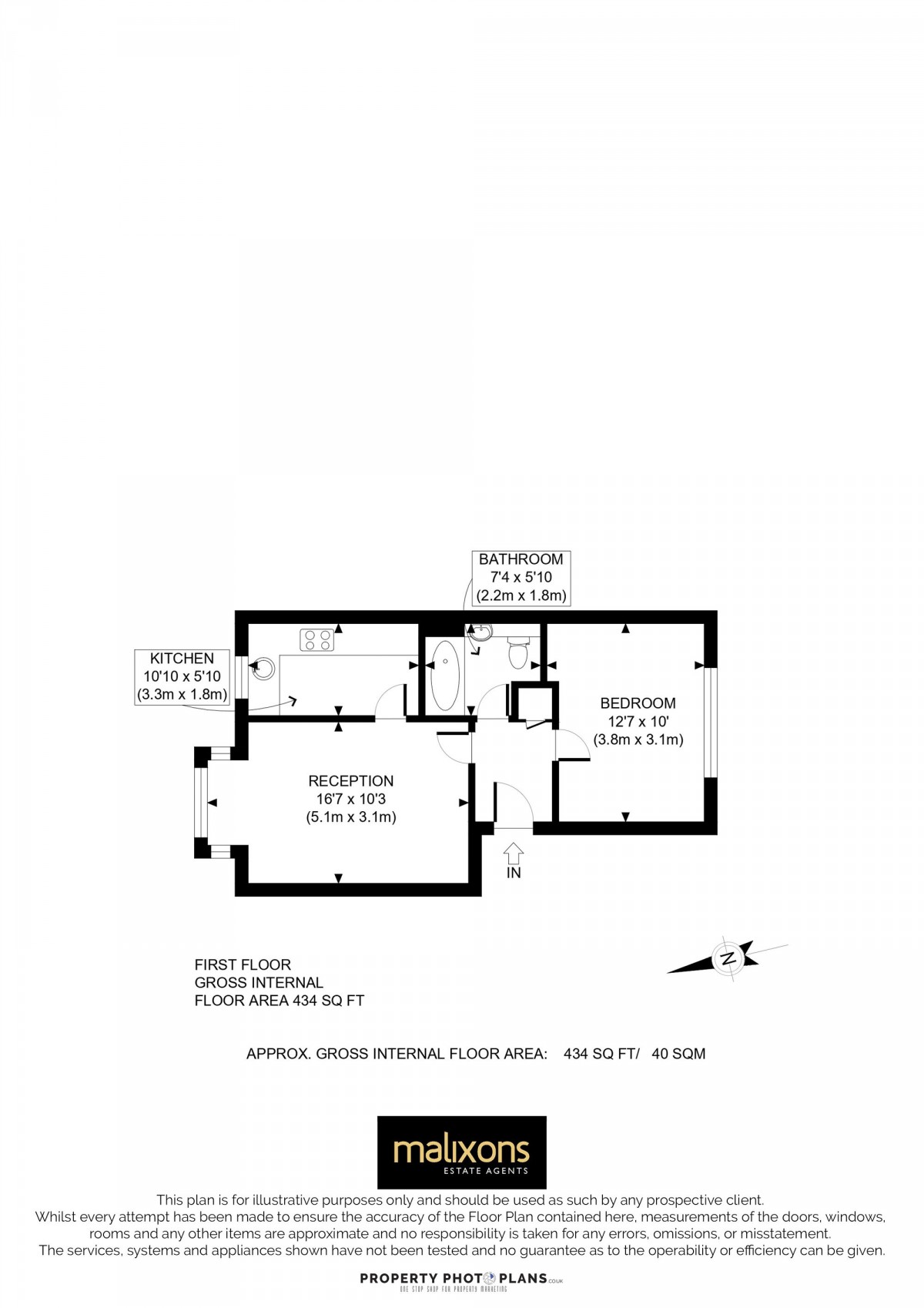 Floorplan for Mullards Close, Mitcham, CR4