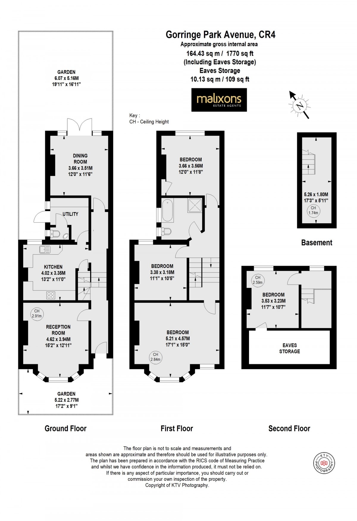 Floorplan for Gorringe Park Avenue, Mitcham, CR4