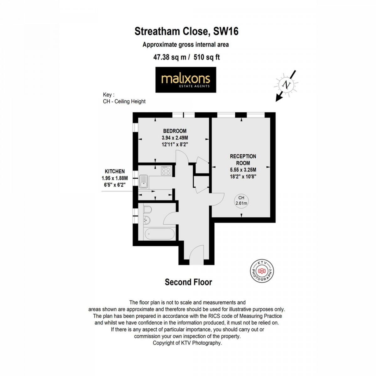 Floorplan for Leigham Court Road, London, SW16