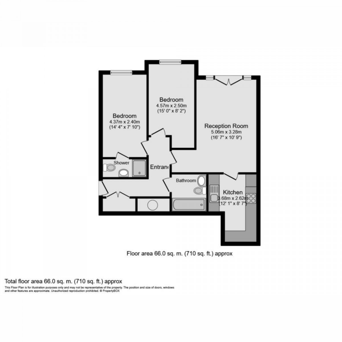 Floorplan for Gleneagle Road, London, SW16