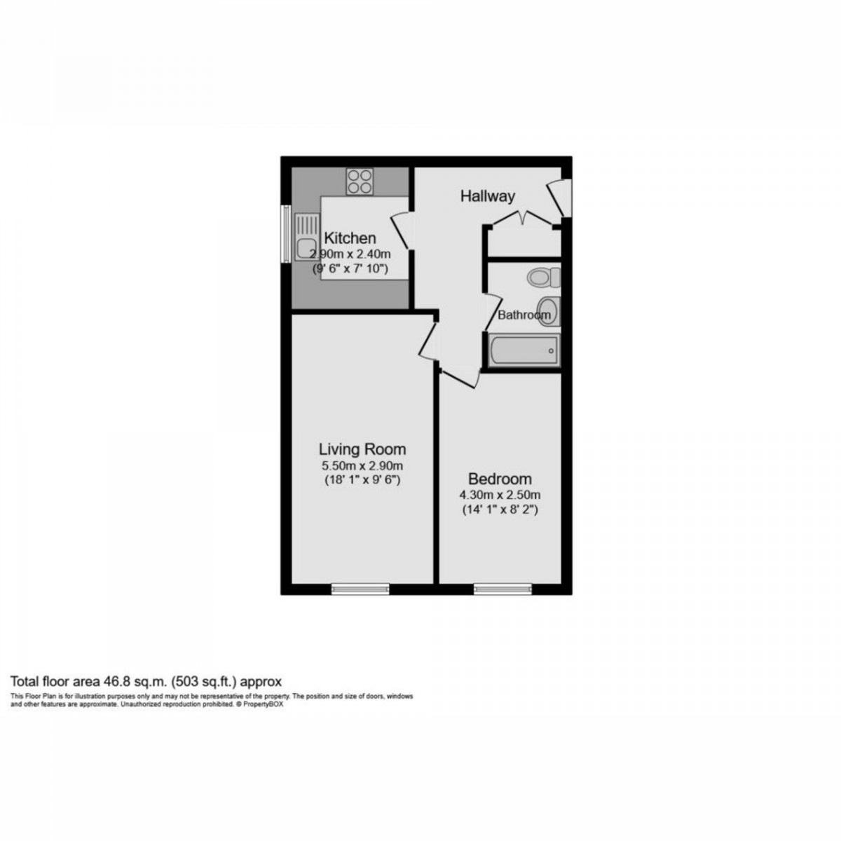 Floorplan for Palace Road, Marsili Court, SW2