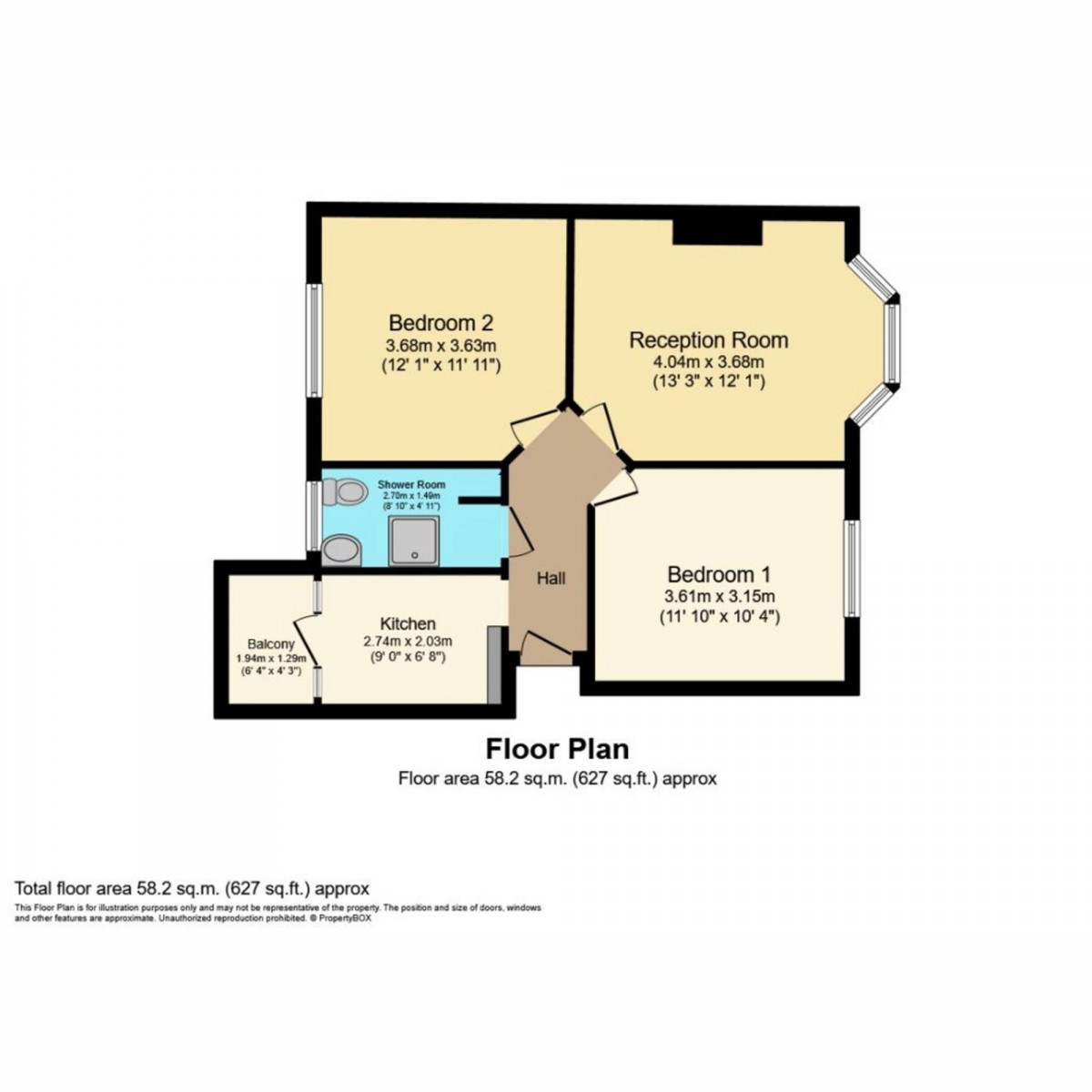 Floorplan for Wychwood Avenue, Thornton Heath, CR7