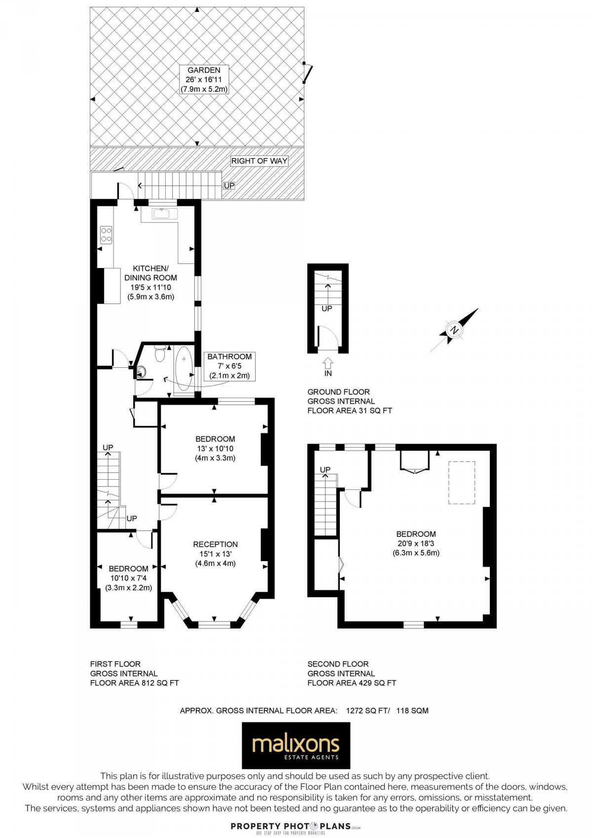 Floorplan for Mount Nod Road, London, SW16