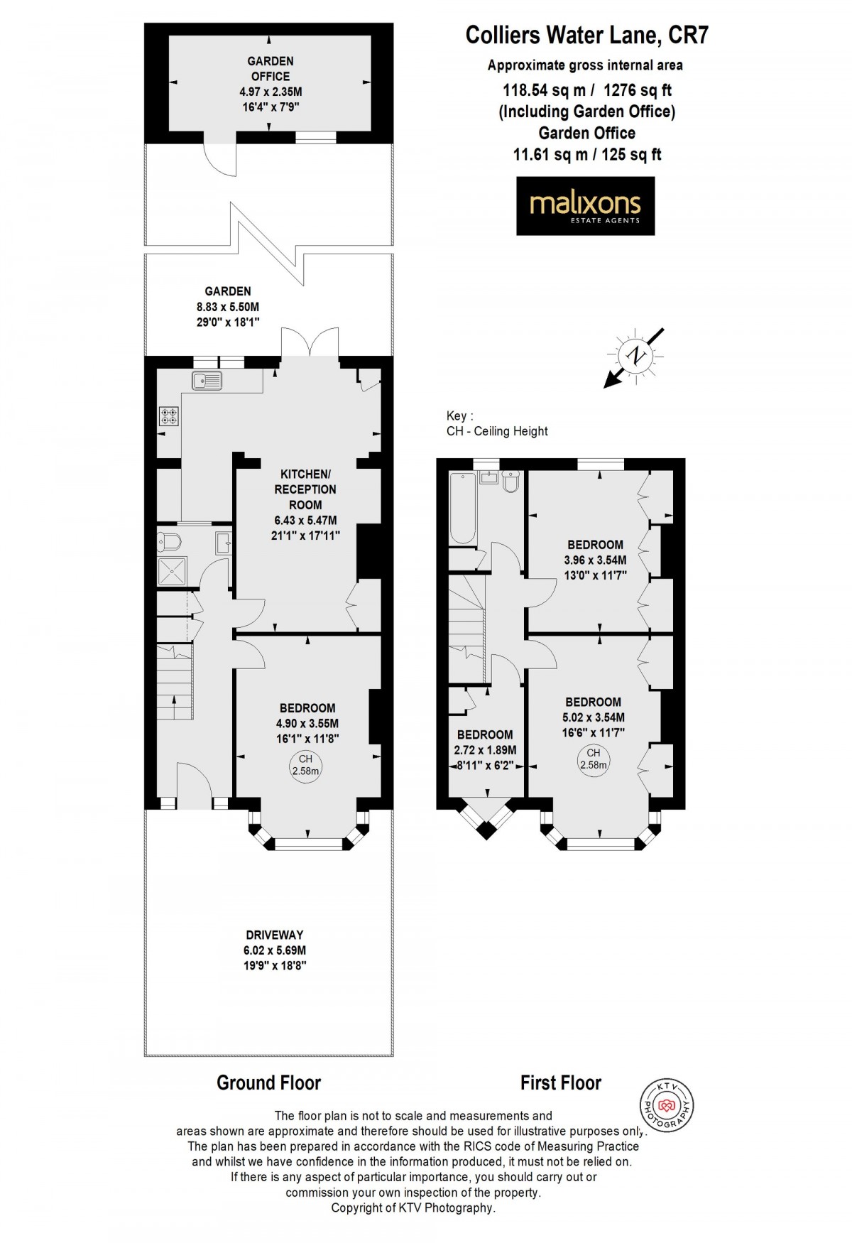 Floorplan for Colliers Water Lane, Thornton Heath, CR7