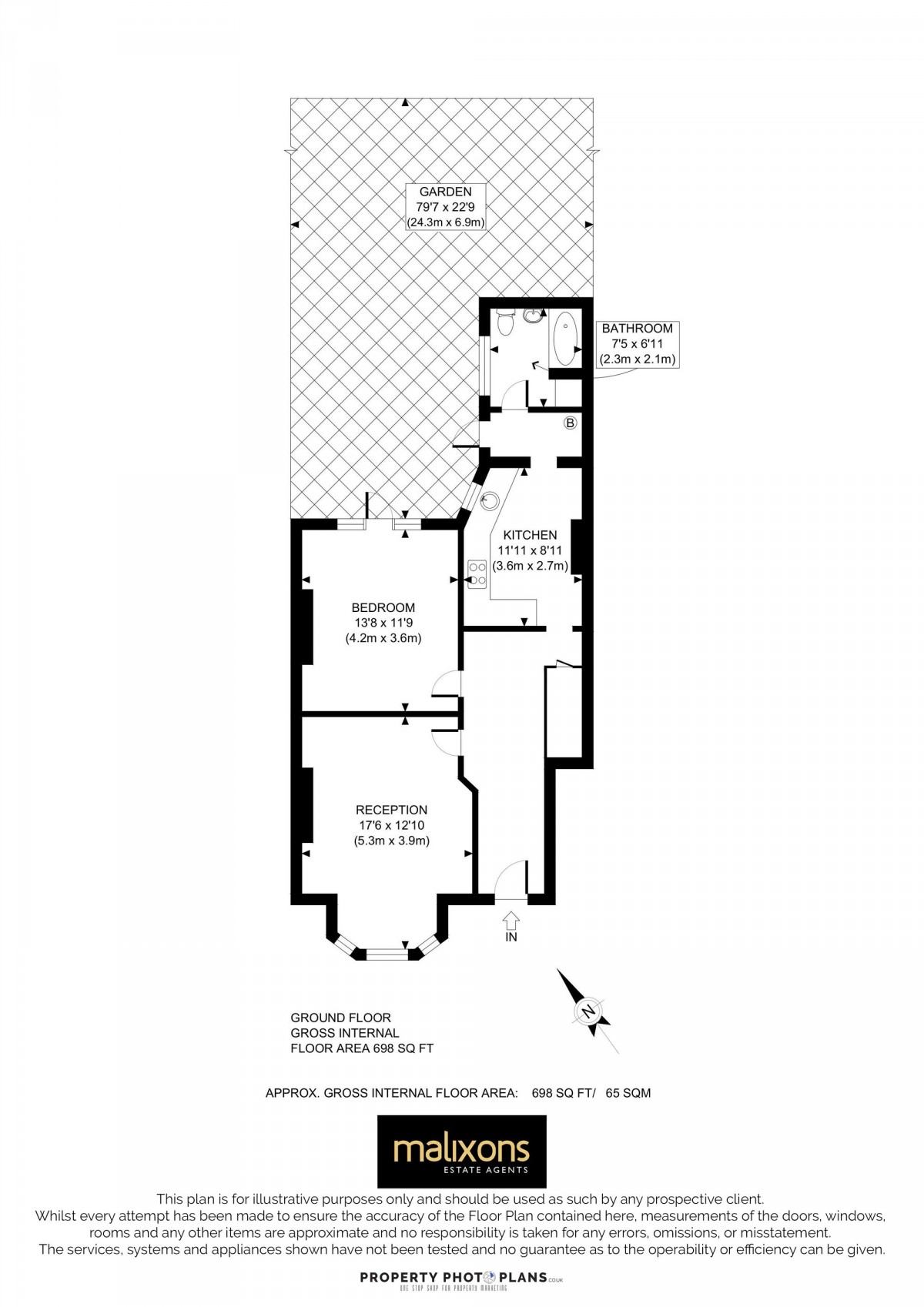 Floorplan for Melfort Road, Thornton Heath, CR7