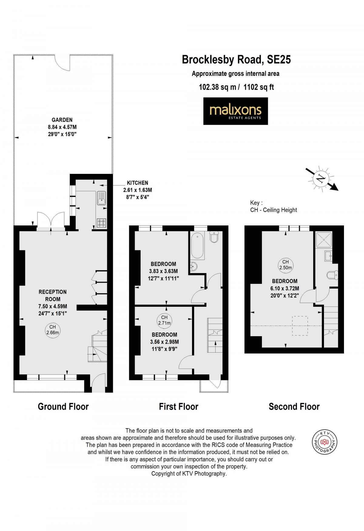 Floorplan for Brocklesby Road, London, SE25