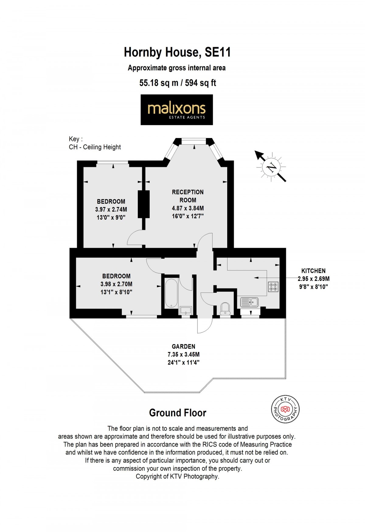 Floorplan for Clayton Street, Hornby House Clayton Street, SE11