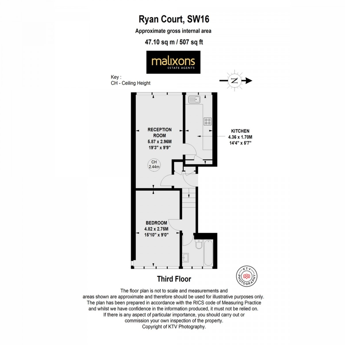 Floorplan for Baldry Gardens, Ryan Court Baldry Gardens, SW16