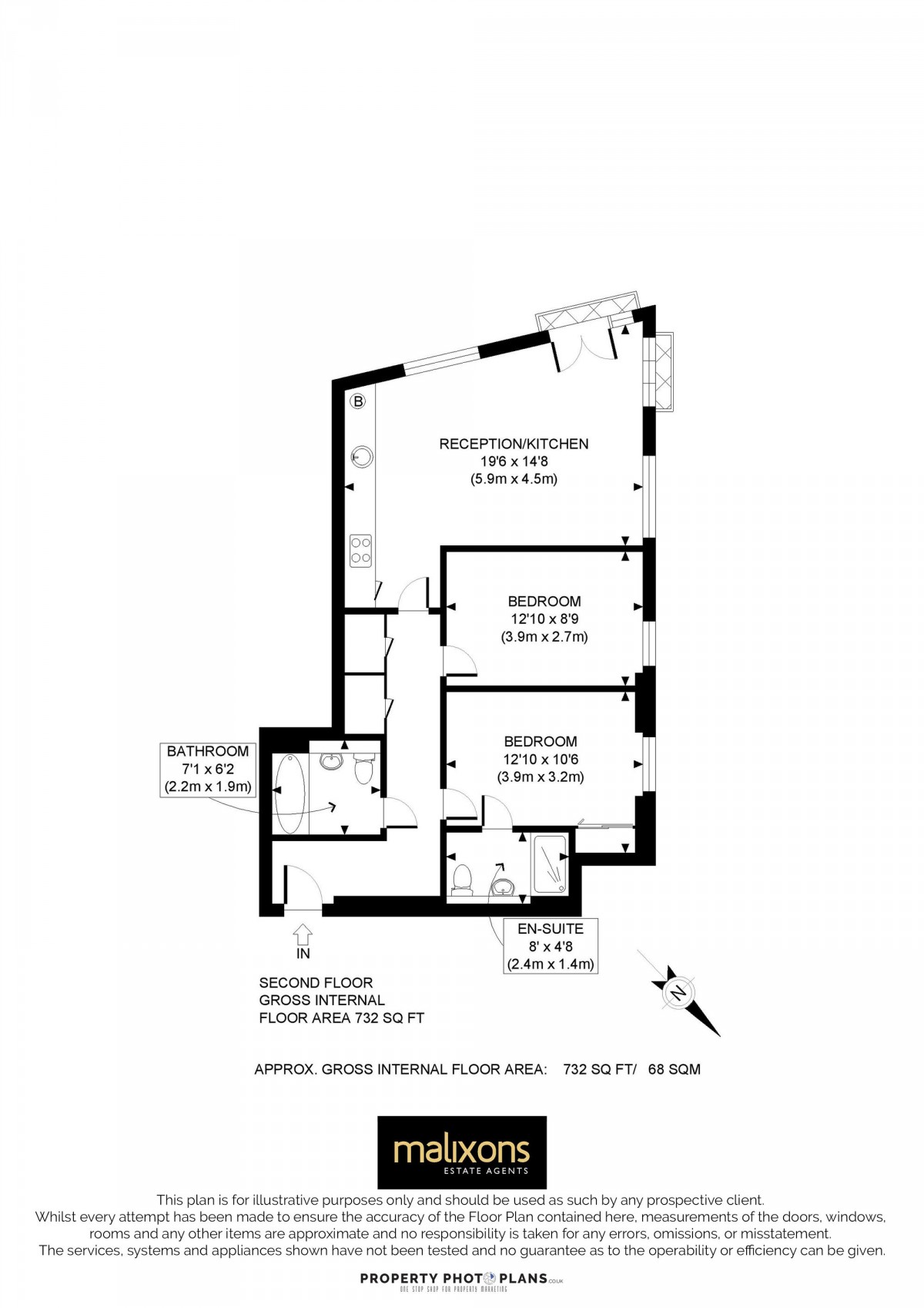 Floorplan for Broadwater Road, Elite House, SW17