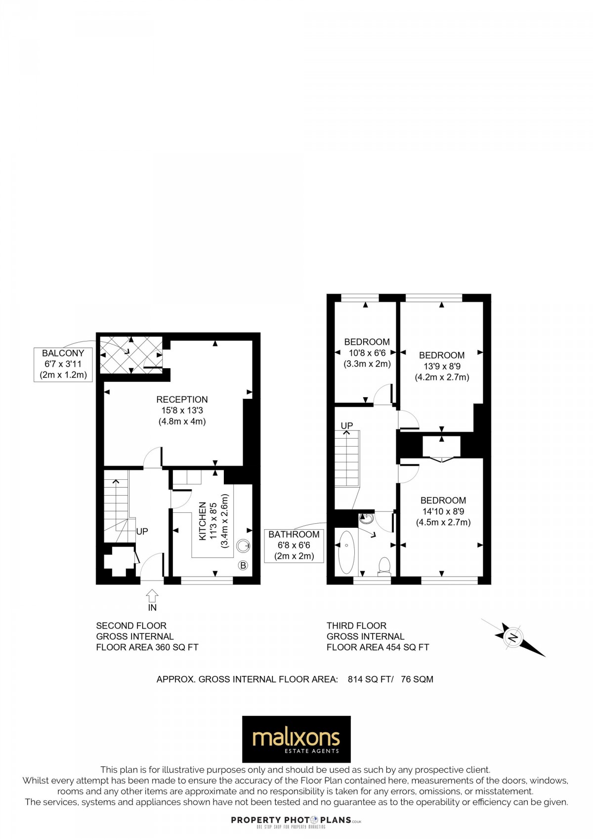 Floorplan for Barringer Square, London, SW17