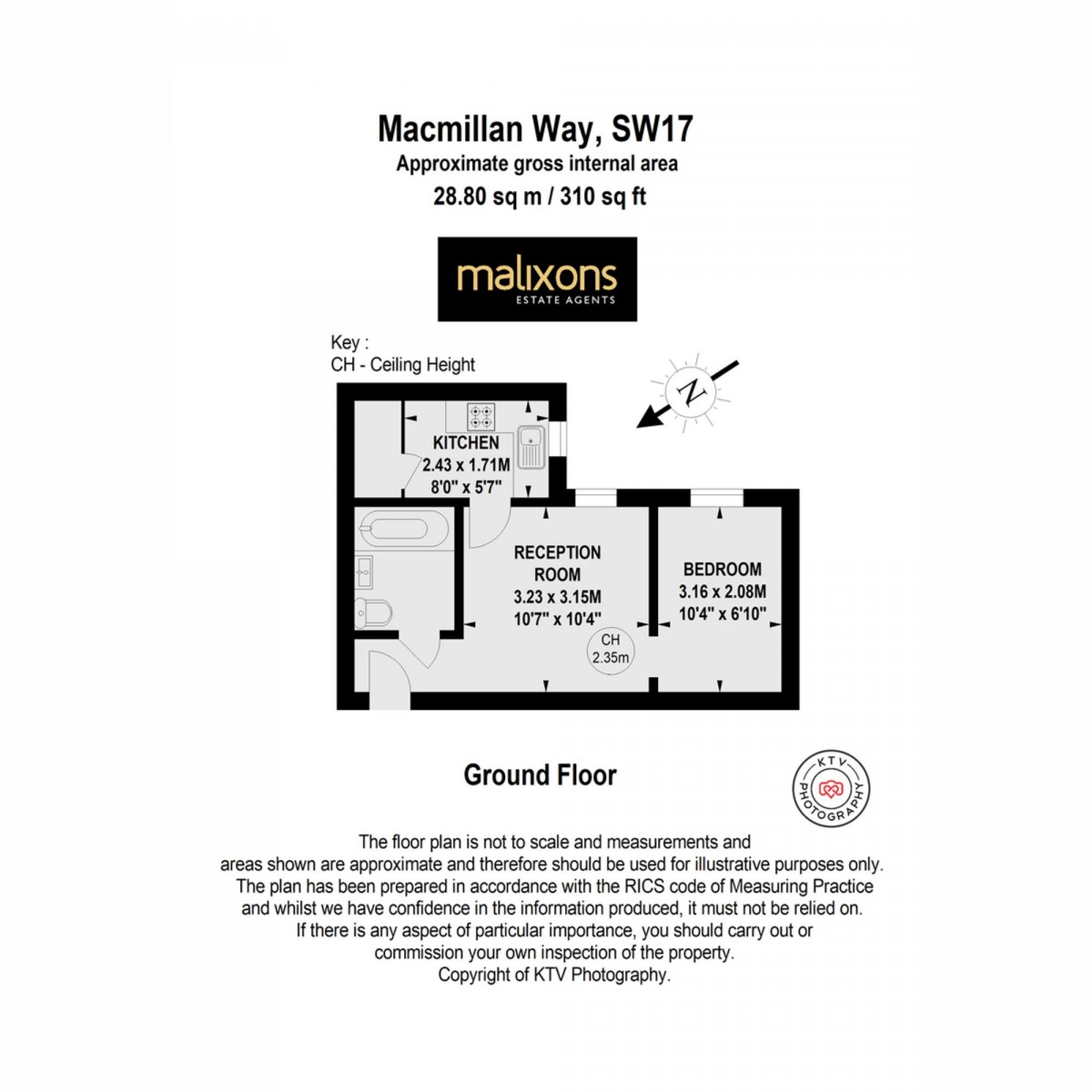 Floorplan for Macmillan Way, London, SW17
