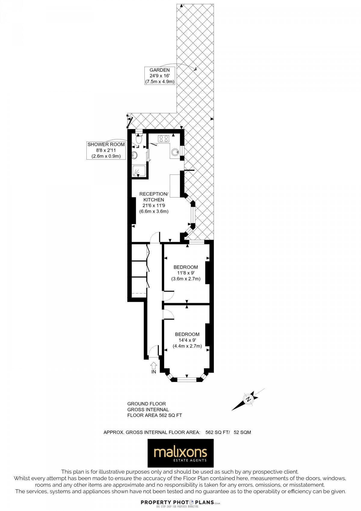 Floorplan for Gillett Road, Thornton Heath, CR7