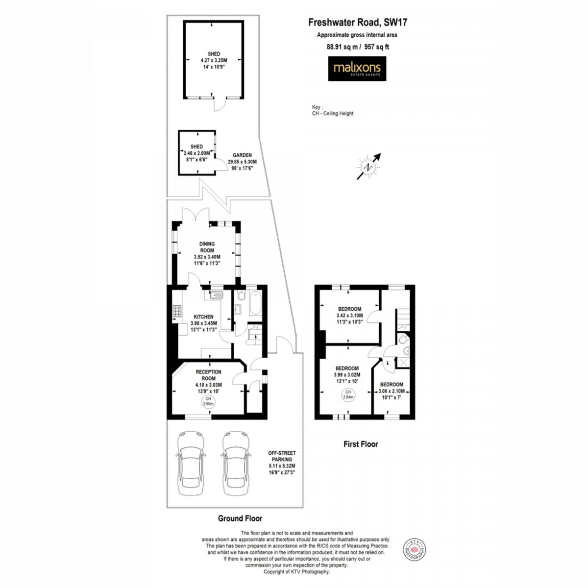 Floorplan for Freshwater Road, London, SW17