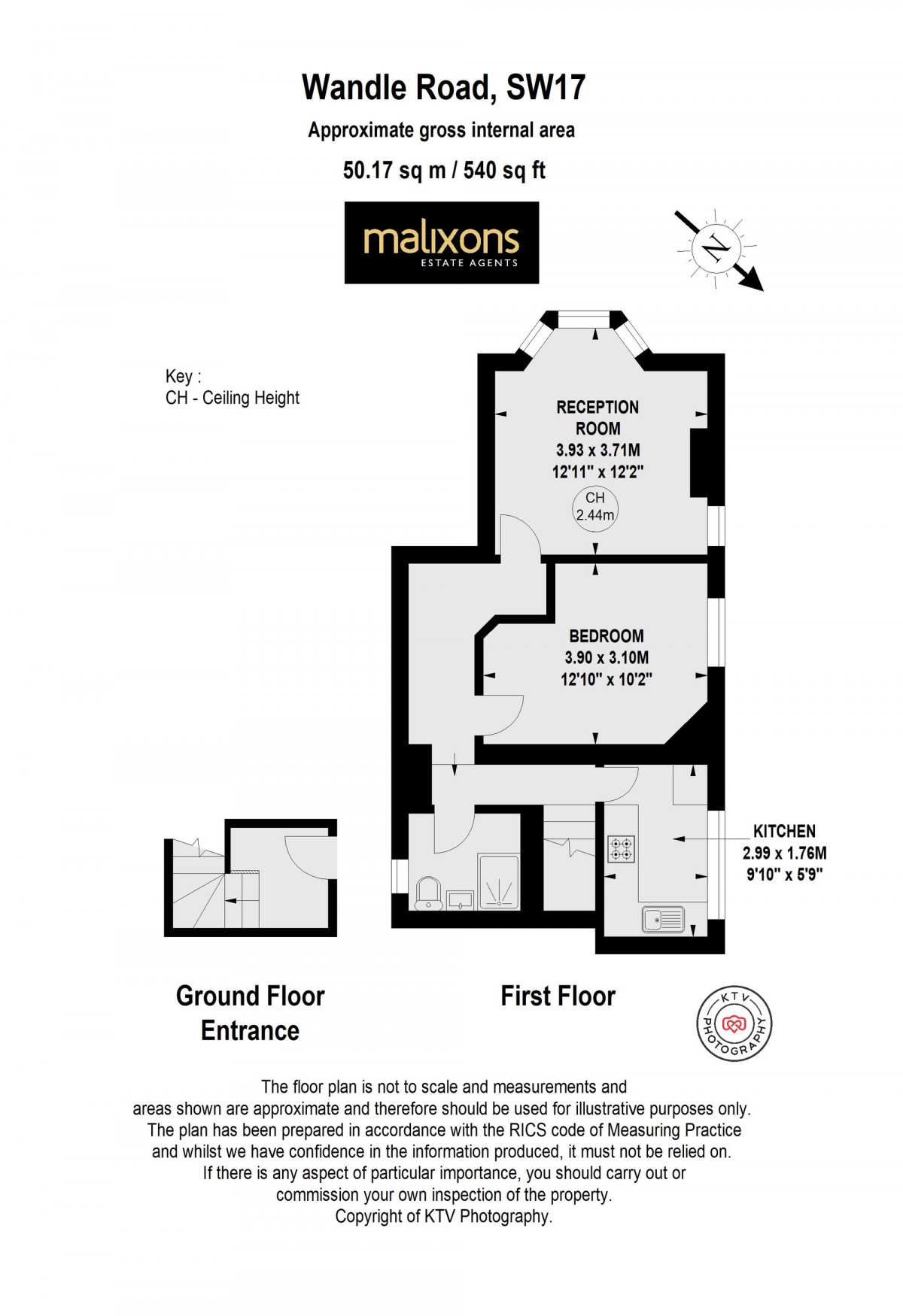 Floorplan for Wandle Road, London, SW17