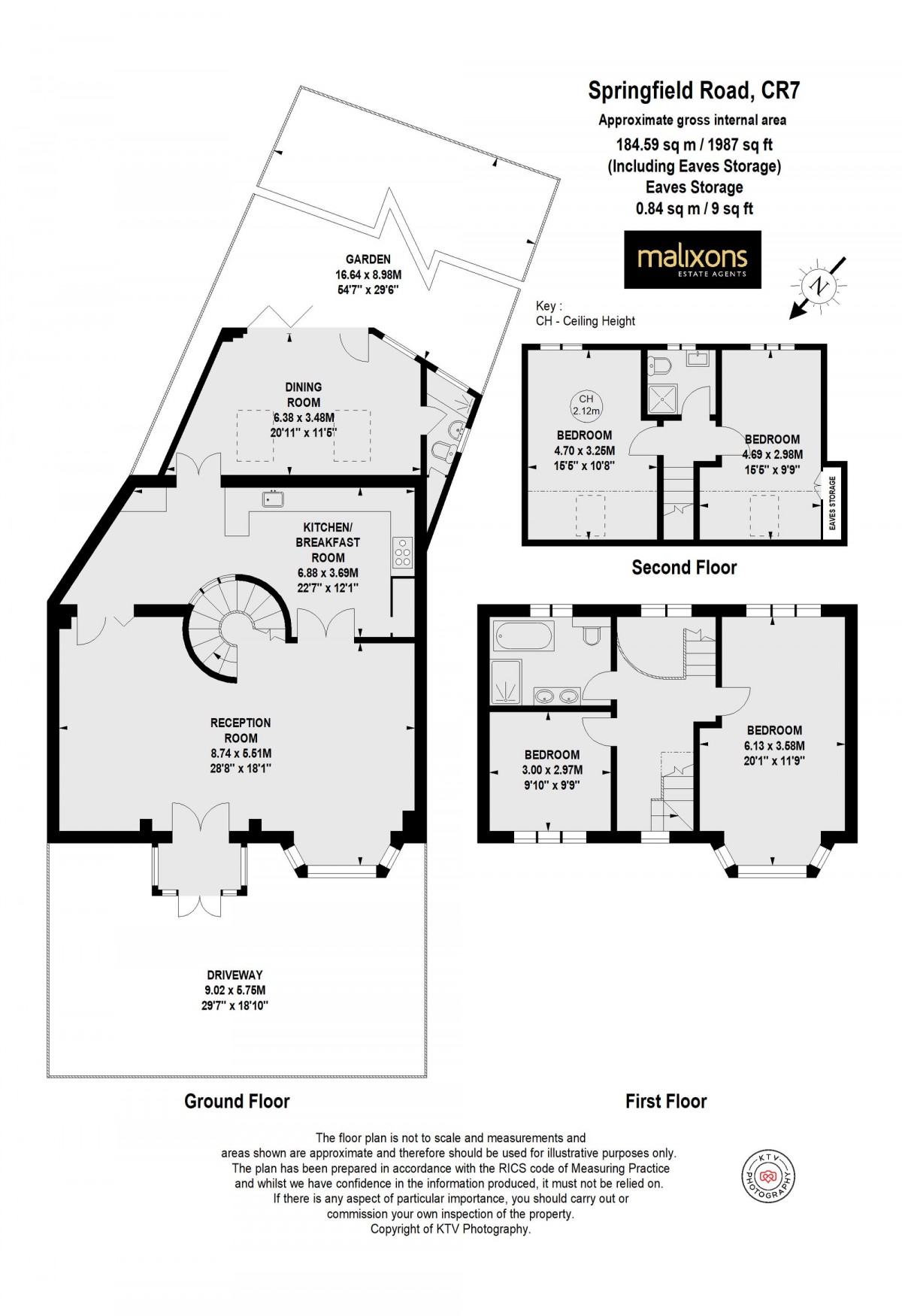Floorplan for Springfield Road, Thornton Heath, CR7