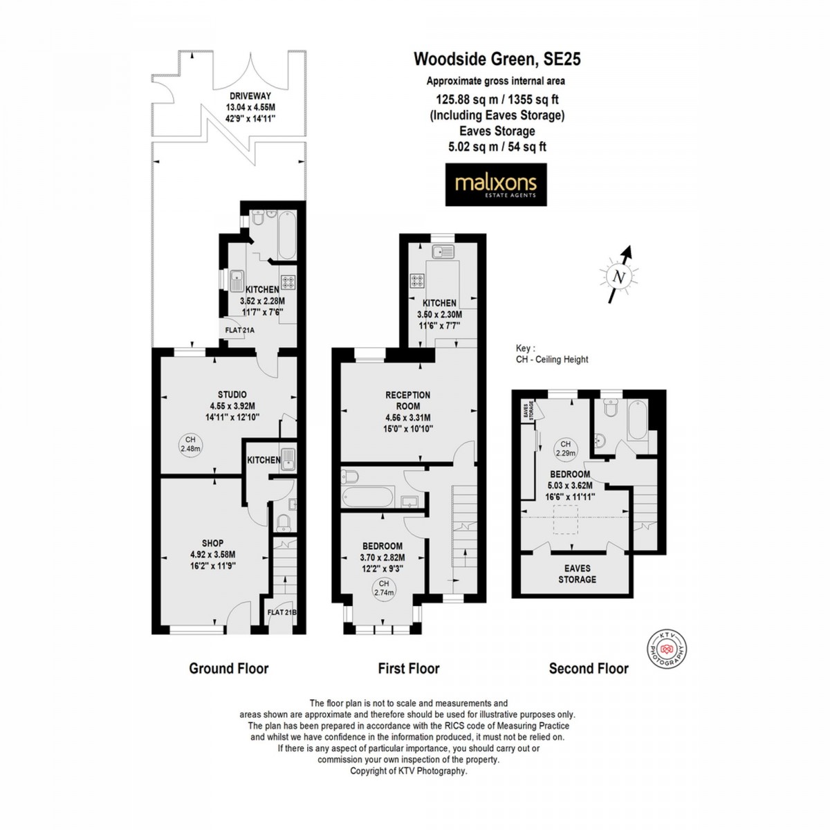 Floorplan for Woodside Green, 21 Woodside Green, SE25