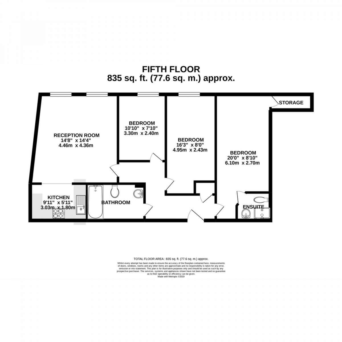 Floorplan for London Road, City House, CR0