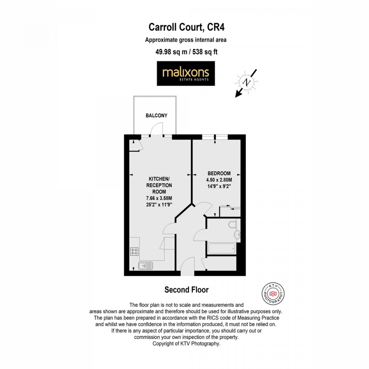 Floorplan for Seaton Road, Carroll Court Seaton Road, CR4