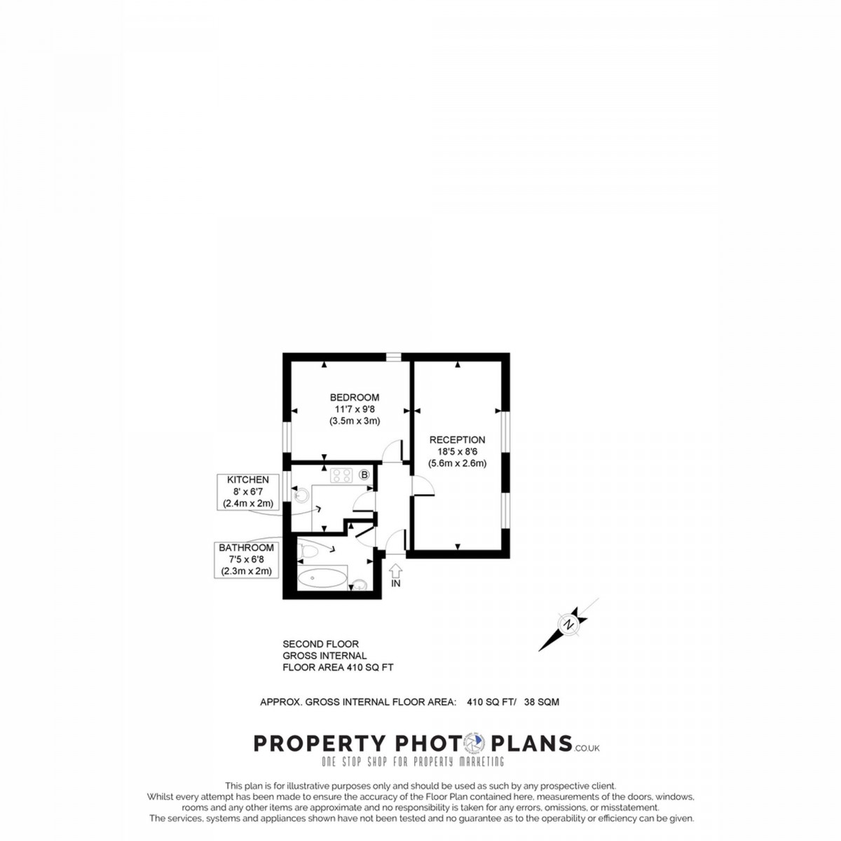 Floorplan for Grove Road, Mitcham, CR4