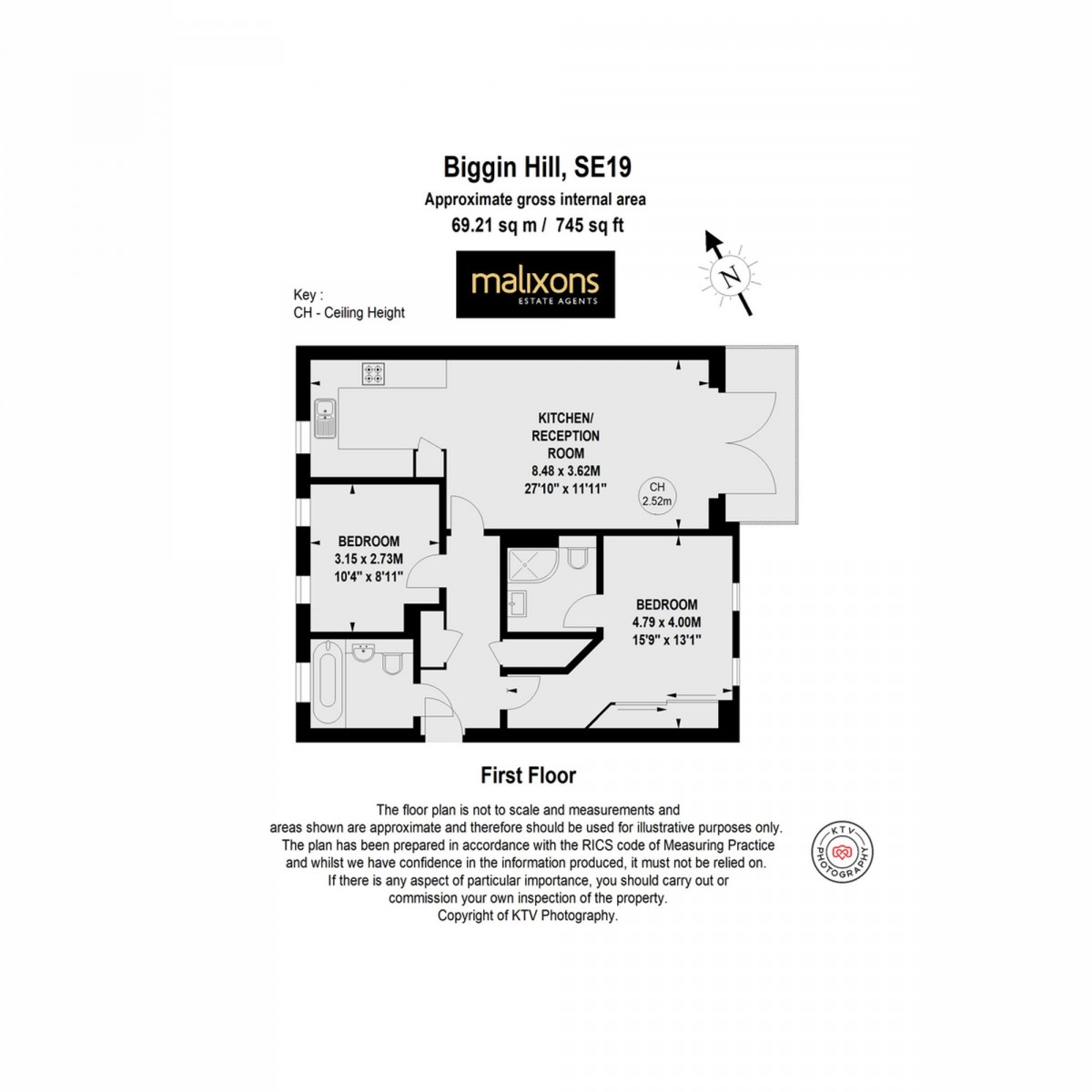 Floorplan for Biggin Hill, London, SE19