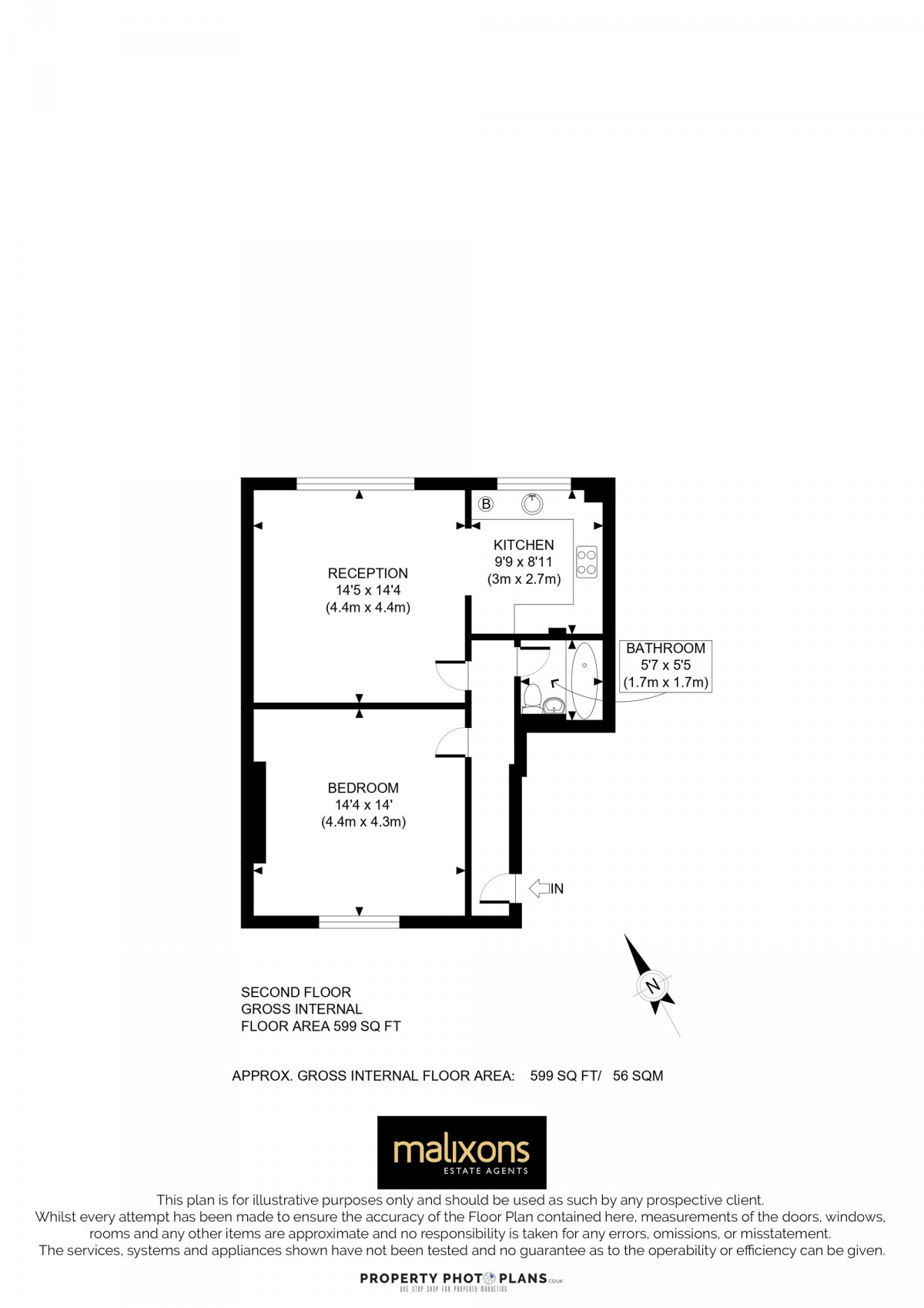 Floorplan for St. Mary's Road, London, SE25