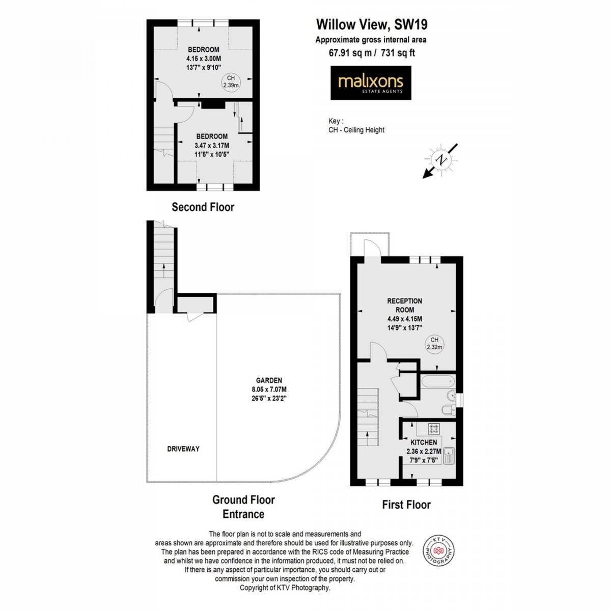 Floorplan for Willow View, London, SW19