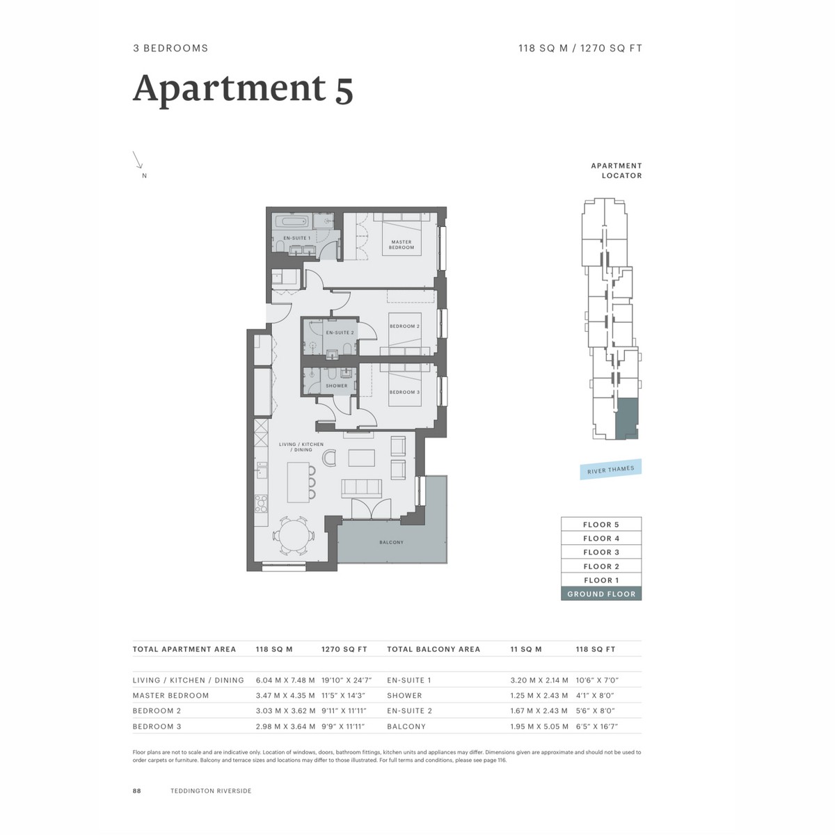 Floorplan for Broom Road, Teddington, TW11