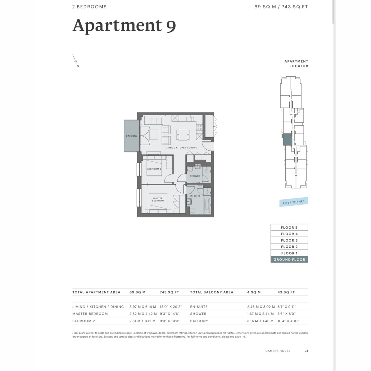 Floorplan for Broom Road, Teddington, TW11