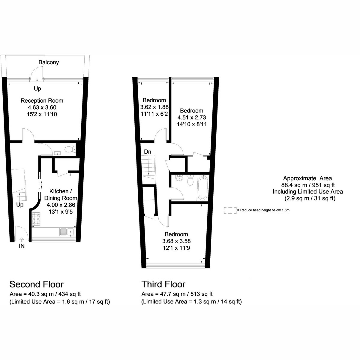 Floorplan for Carey Gardens, London, SW8