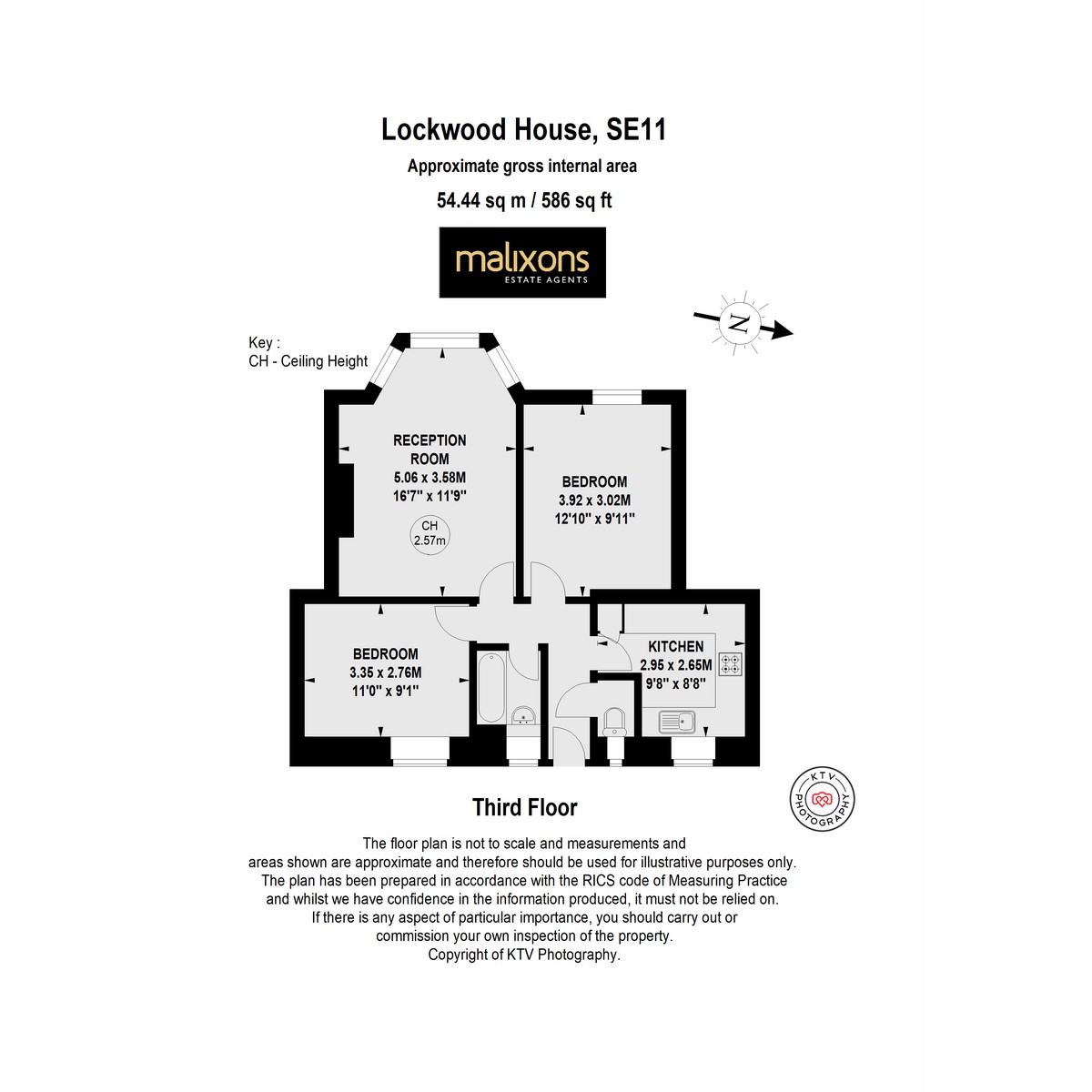 Floorplan for Kennington, Oval, SE11