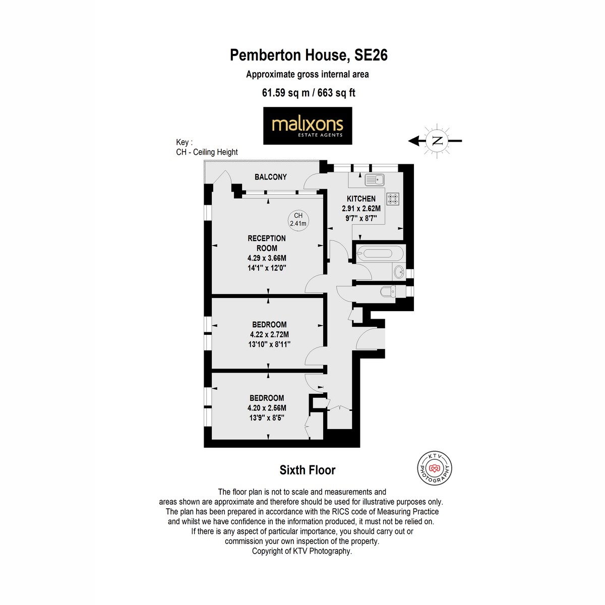 Floorplan for High Level Drive, London, SE26