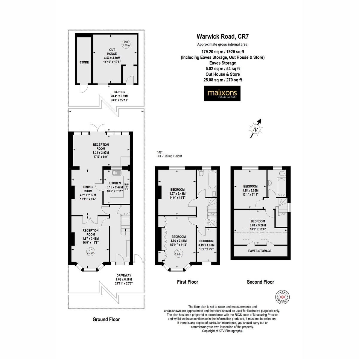 Floorplan for Warwick Road, Thornton Heath, CR7