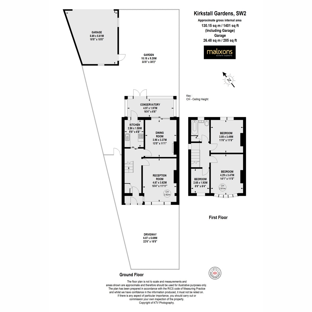 Floorplan for Kirkstall Gardens, London, SW2