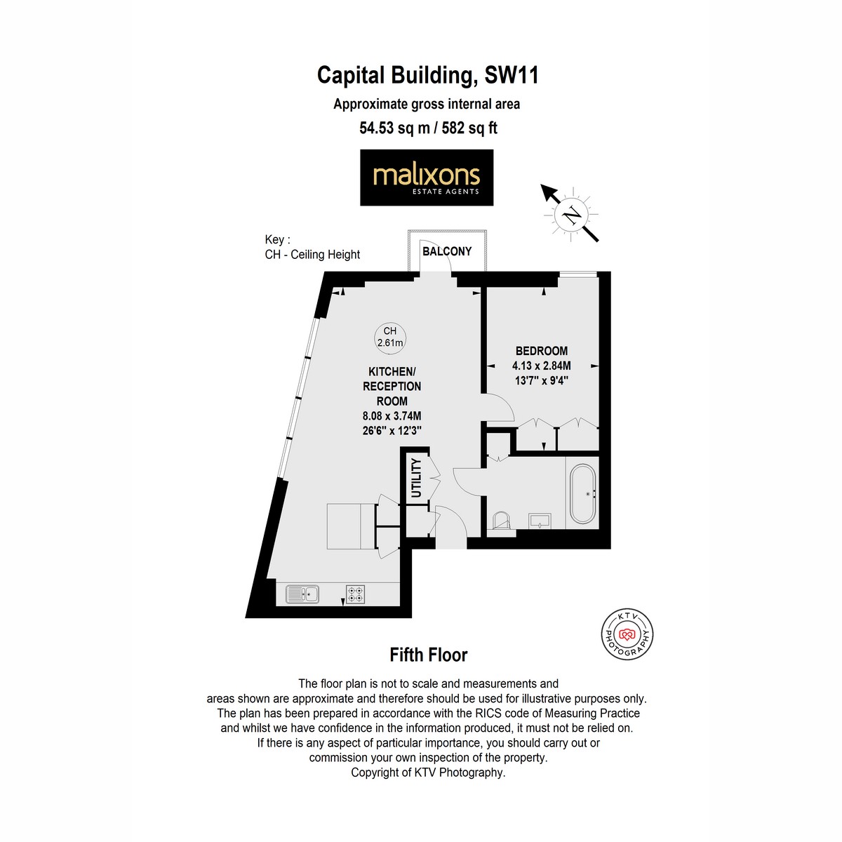 Floorplan for New Union Square, London, SW11