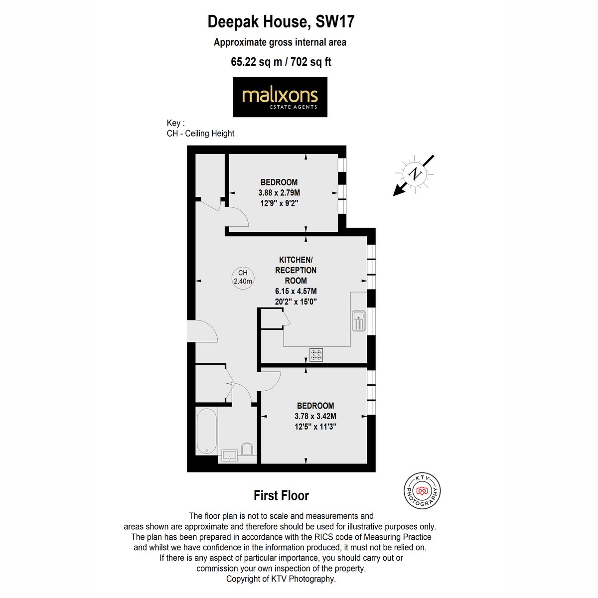 Floorplan for Garratt Lane, London, SW17