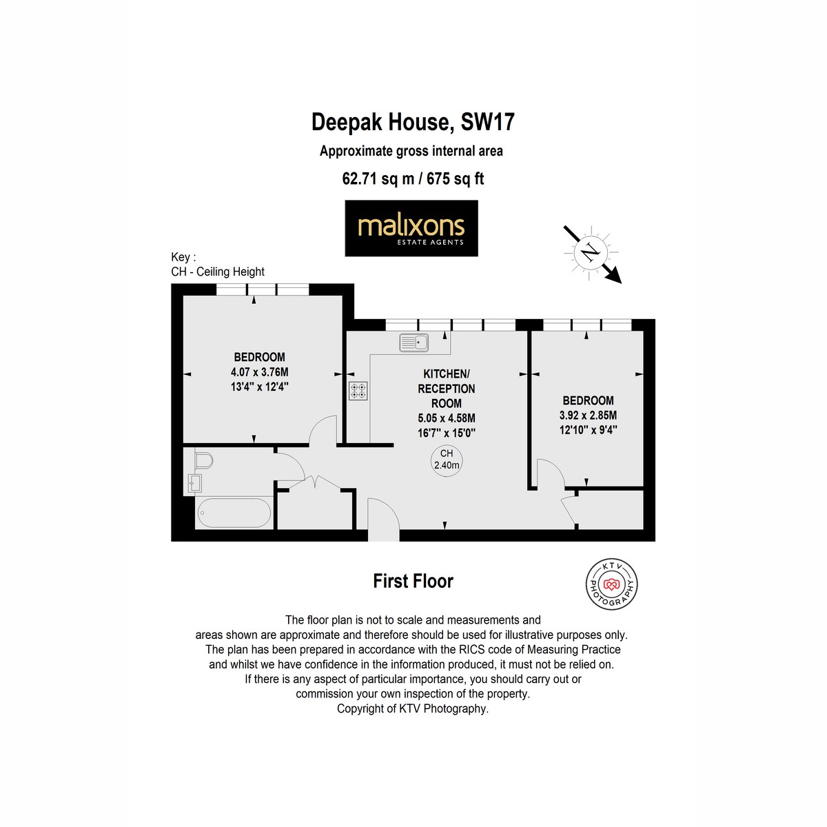 Floorplan for Garratt Lane, London, SW17