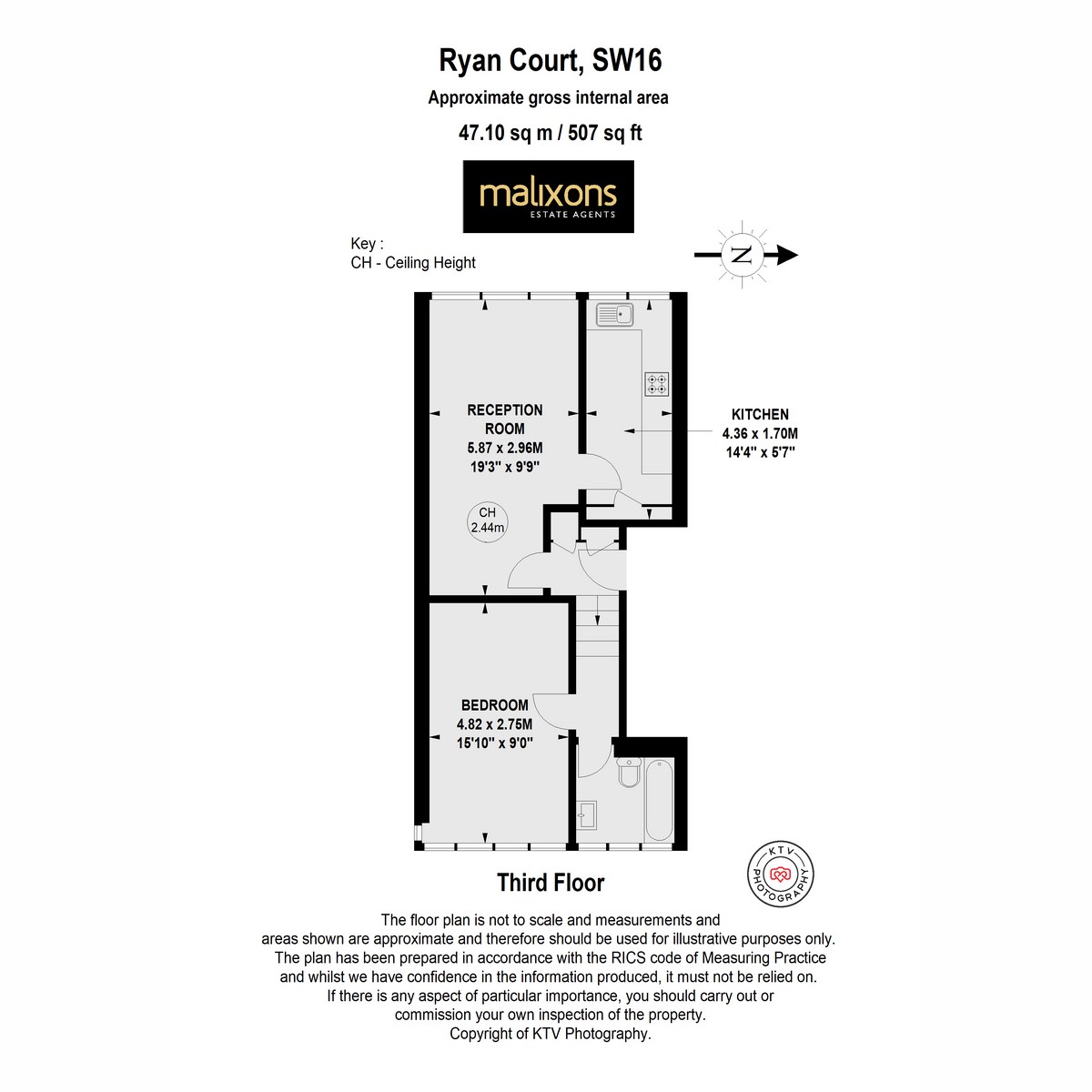 Floorplan for Baldry Gardens, London, SW16