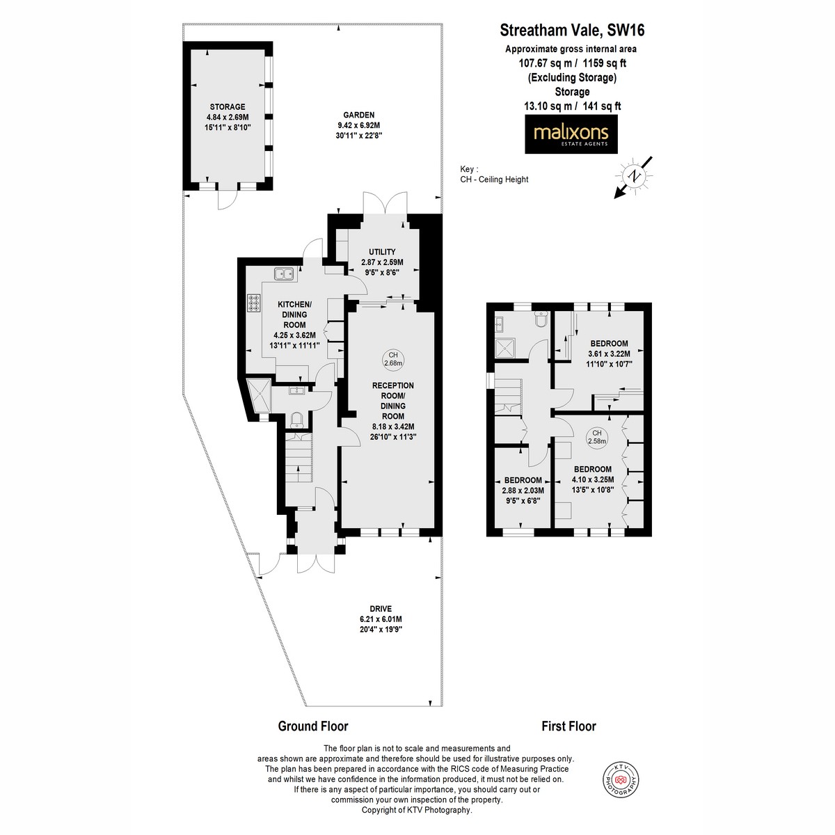 Floorplan for Streatham Vale, London, SW16