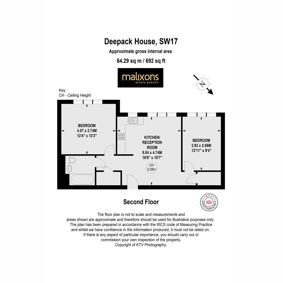 Floorplan for Garratt Lane, London, SW17