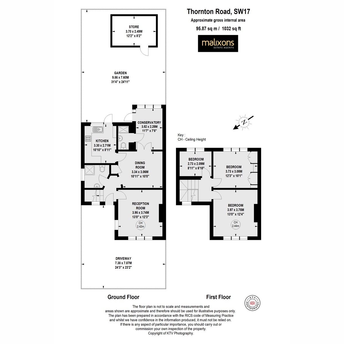 Floorplan for Thornton Road, Croydon, CR0