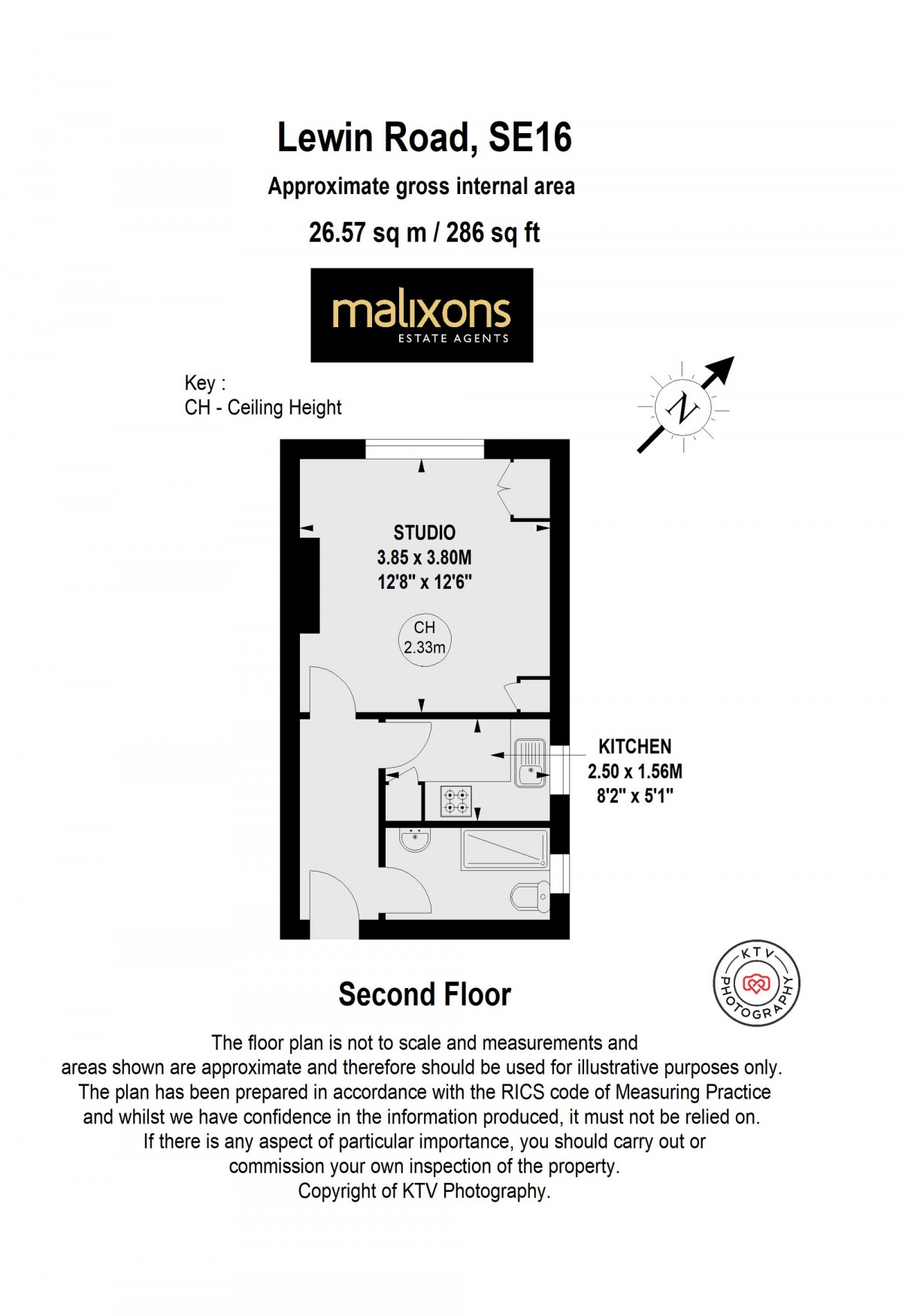 Floorplan for Lewin Road, London, SW16