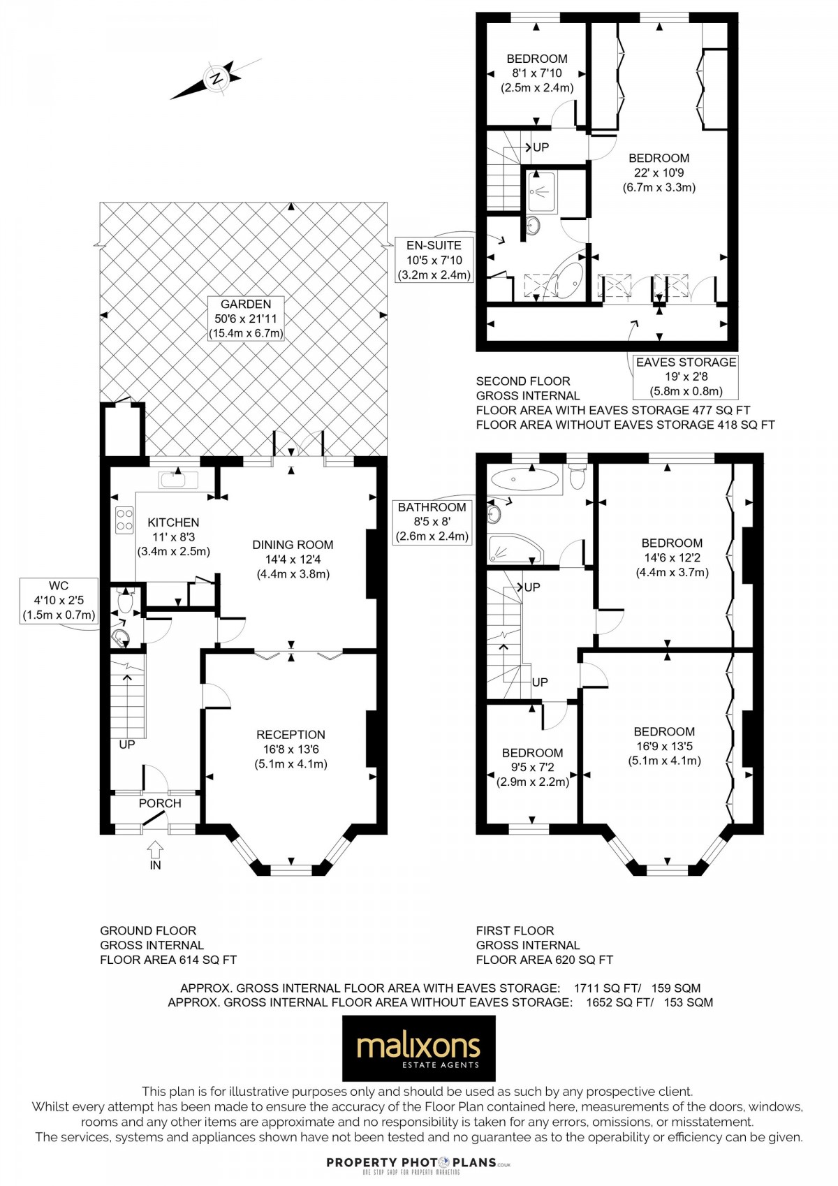 Floorplan for Hillcote Avenue, London, SW16