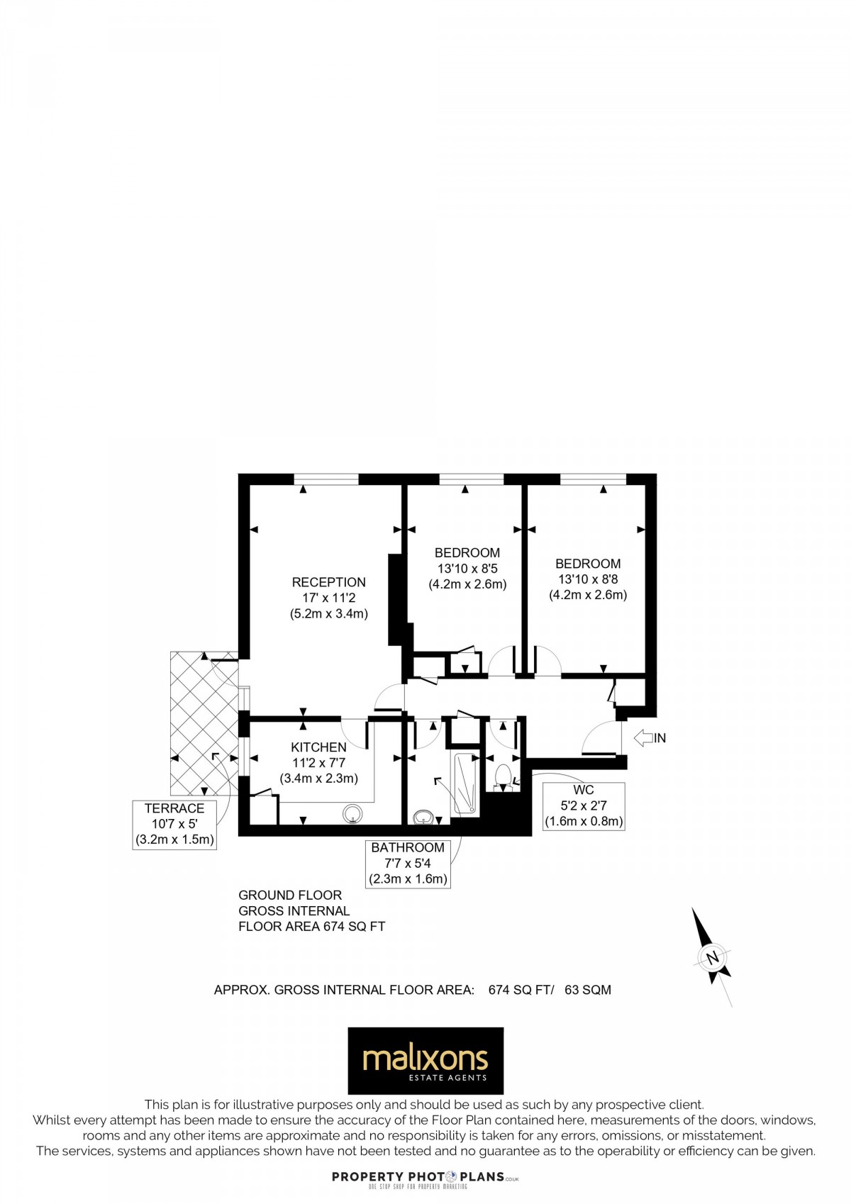 Floorplan for Strathdon Drive, London, SW17