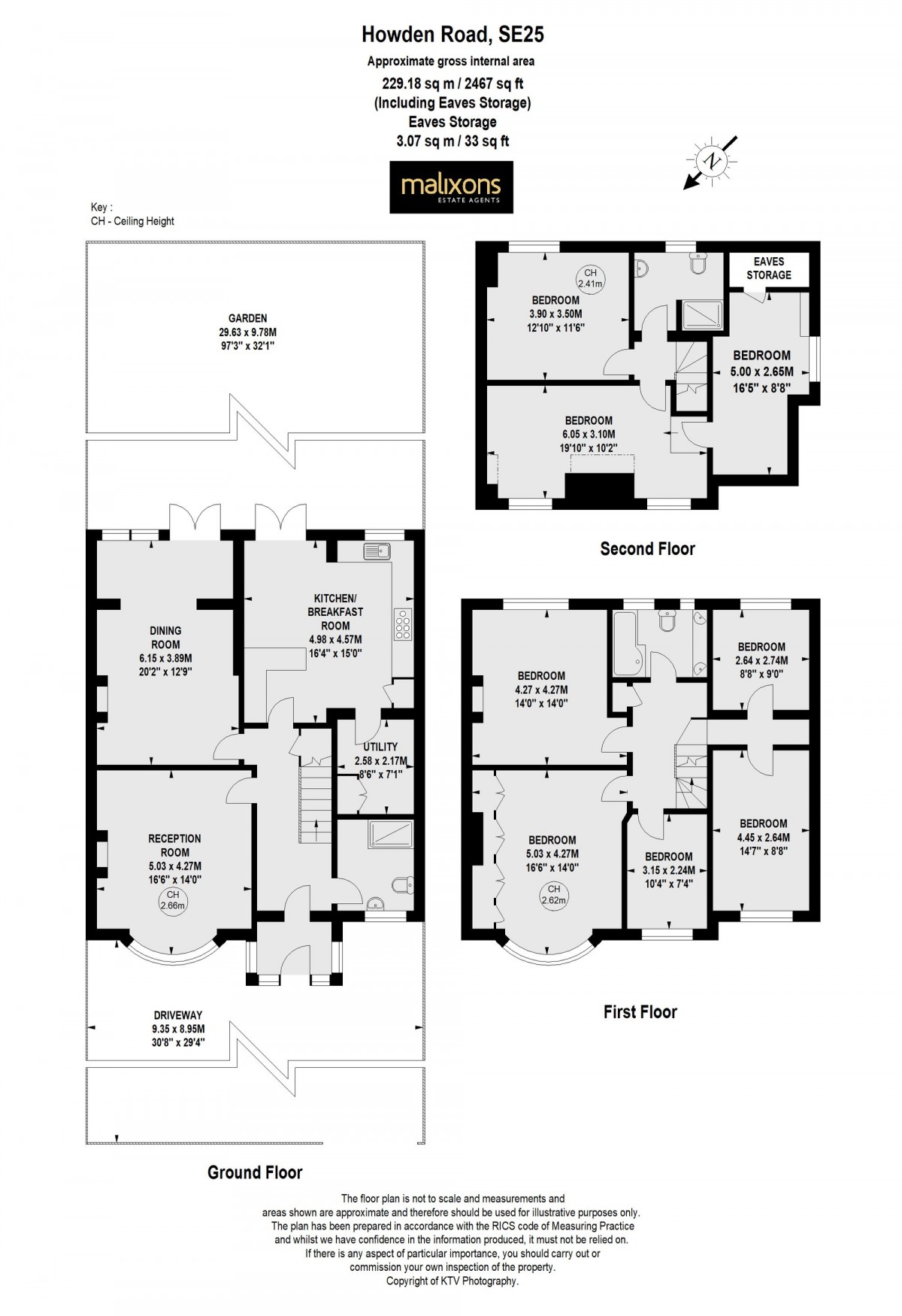 Floorplan for Howden Road, London, SE25